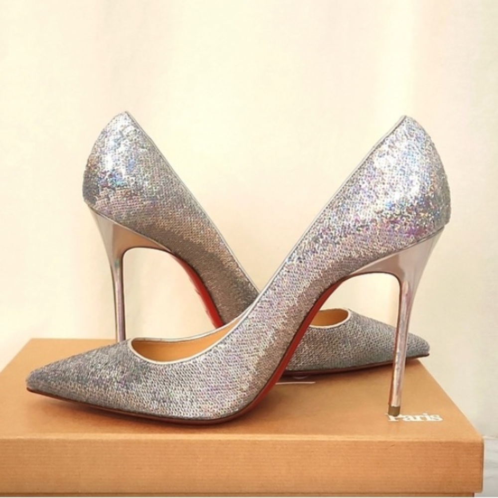 Glitter - Authentic Christian Louboutin heels, EURO 39.5!